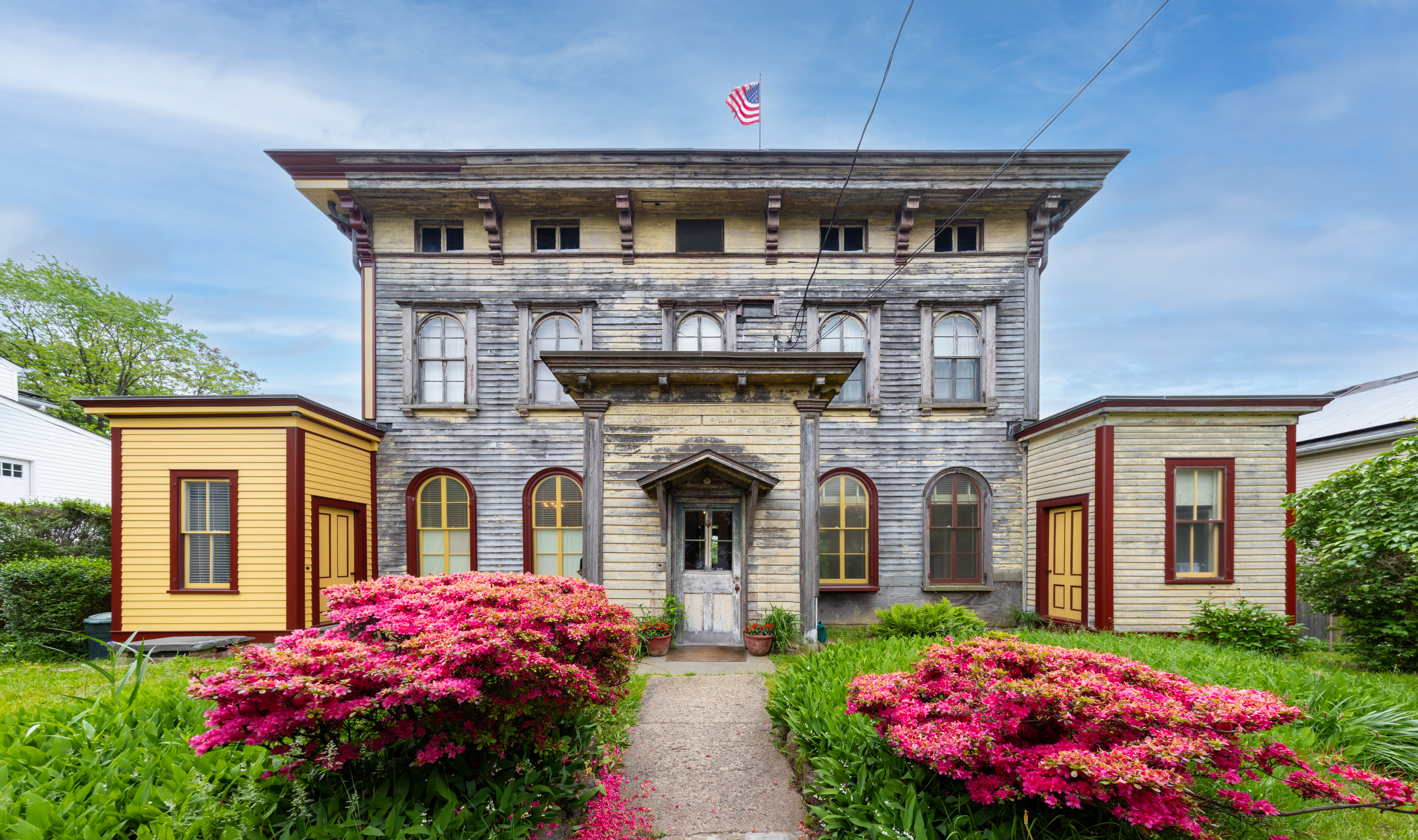 Front with azalea gardens